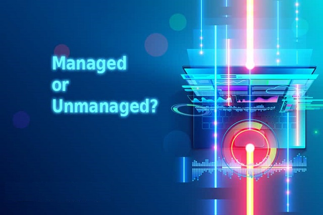 web ManagedVsUnmanaged